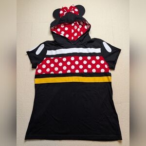 Disney Minnie Mouse Hooded Tee Shirt